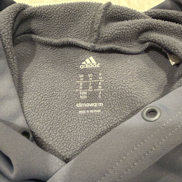 adidas Nebraska Football Men's Hoodie - Dark Gray - Picture 5 of 6